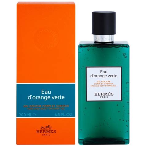 hermes gel|Hermes eau d'orange shower gel.